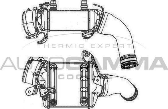 Autogamma 105333 - Интеркулер autocars.com.ua