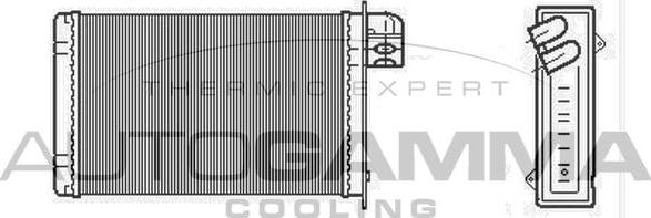 Autogamma 105383 - Теплообмінник, опалення салону autocars.com.ua
