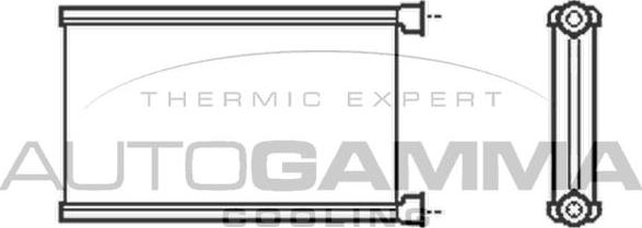 Autogamma 105390 - Теплообмінник, опалення салону autocars.com.ua