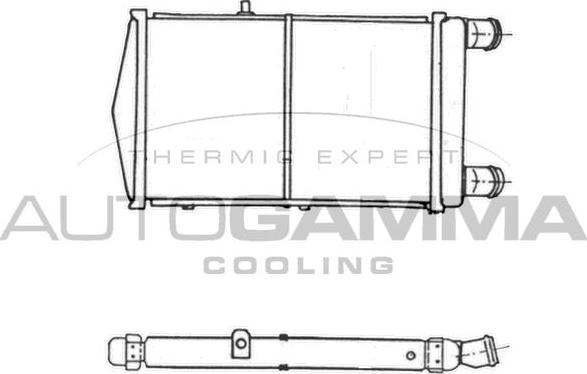Autogamma 105392 - Радіатор, охолодження двигуна autocars.com.ua