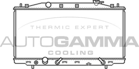 Autogamma 105407 - Радіатор, охолодження двигуна autocars.com.ua