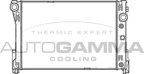 Autogamma 105415 - Радиатор, охлаждение двигателя autodnr.net