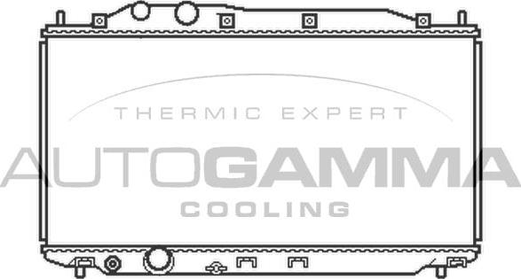 Autogamma 105485 - Радиатор, охлаждение двигателя autodnr.net