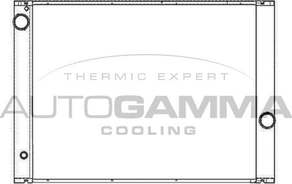 Autogamma 105531 - Радіатор, охолодження двигуна autocars.com.ua