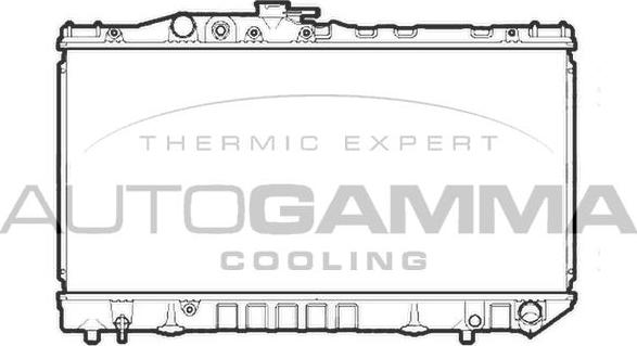 Autogamma 105574 - Радіатор, охолодження двигуна autocars.com.ua