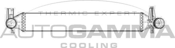 Autogamma 105727 - Интеркулер autocars.com.ua