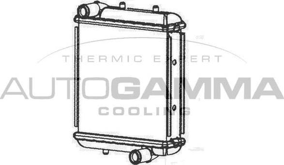Autogamma 105747 - Радіатор, охолодження двигуна autocars.com.ua
