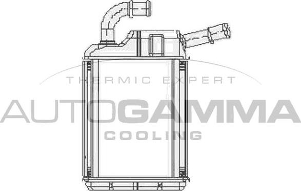 Autogamma 105773 - Теплообмінник, опалення салону autocars.com.ua