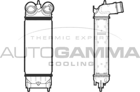 Autogamma 105888 - Интеркулер autocars.com.ua