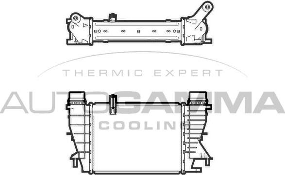 Autogamma 105941 - Интеркулер autocars.com.ua