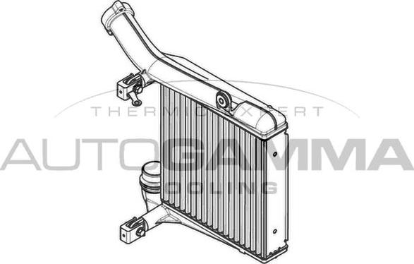 Autogamma 105953 - Интеркулер autocars.com.ua