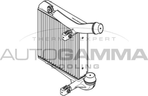 Autogamma 105954 - Интеркулер autocars.com.ua