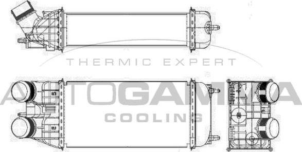 Autogamma 105995 - Интеркулер autocars.com.ua