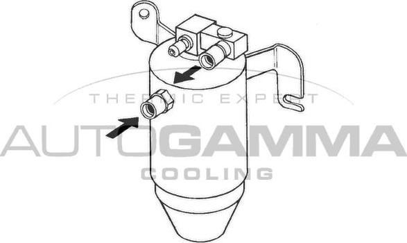 Autogamma 106138 - Осушувач, кондиціонер autocars.com.ua