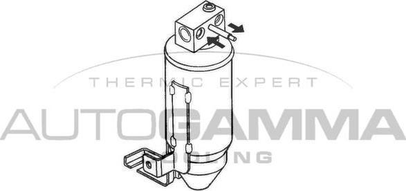 Autogamma 106141 - Осушувач, кондиціонер autocars.com.ua