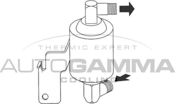 Autogamma 106143 - Осушувач, кондиціонер autocars.com.ua