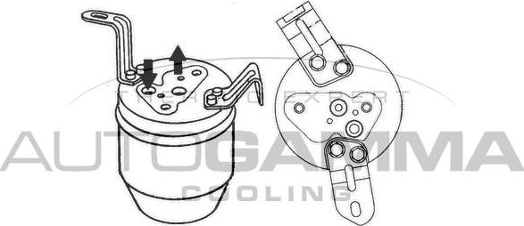 Autogamma 106158 - Осушитель, кондиционер autodnr.net