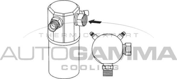 Autogamma 106329 - Осушувач, кондиціонер autocars.com.ua