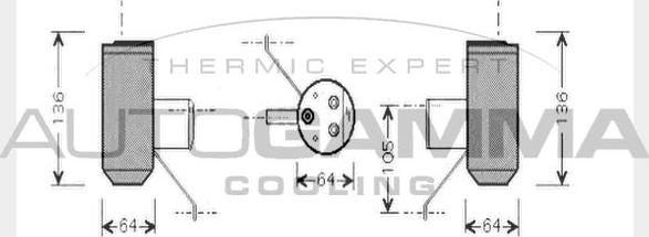 Autogamma 106394 - Осушитель, кондиционер autodnr.net