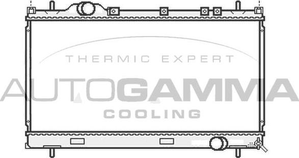 Autogamma 107015 - Радіатор, охолодження двигуна autocars.com.ua