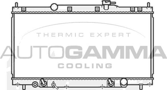 Autogamma 107023 - Радіатор, охолодження двигуна autocars.com.ua