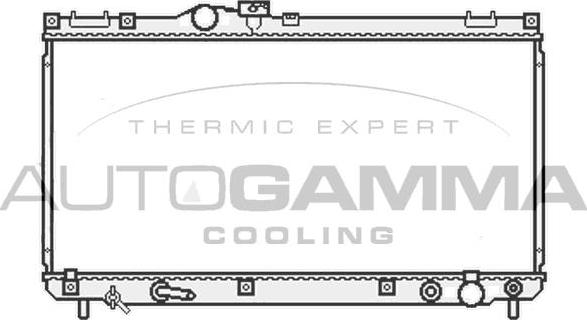Autogamma 107063 - Радіатор, охолодження двигуна autocars.com.ua