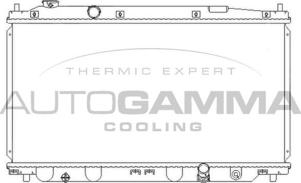 Autogamma 107218 - Радіатор, охолодження двигуна autocars.com.ua