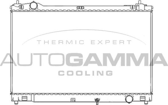 Autogamma 107228 - Радіатор, охолодження двигуна autocars.com.ua