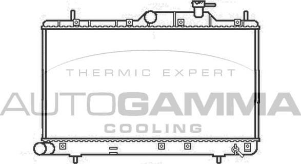 Autogamma 107249 - Радіатор, охолодження двигуна autocars.com.ua