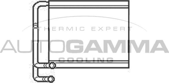 Autogamma 107264 - Теплообмінник, опалення салону autocars.com.ua