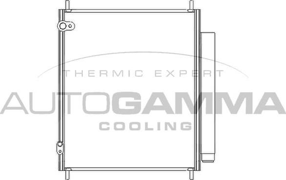 Autogamma 107294 - Конденсатор, кондиціонер autocars.com.ua
