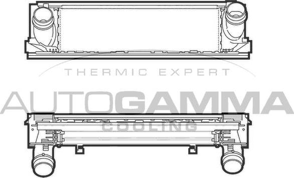 Autogamma 107298 - Интеркулер autocars.com.ua