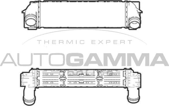 Autogamma 107306 - Интеркулер autocars.com.ua