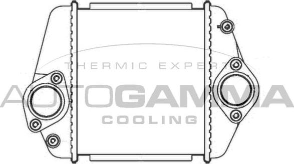 Autogamma 107323 - Интеркулер autocars.com.ua