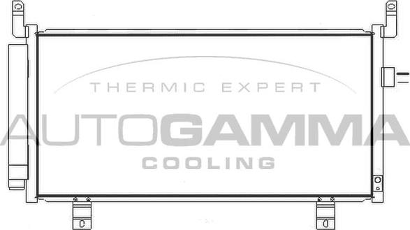 Autogamma 107379 - Конденсатор, кондиціонер autocars.com.ua