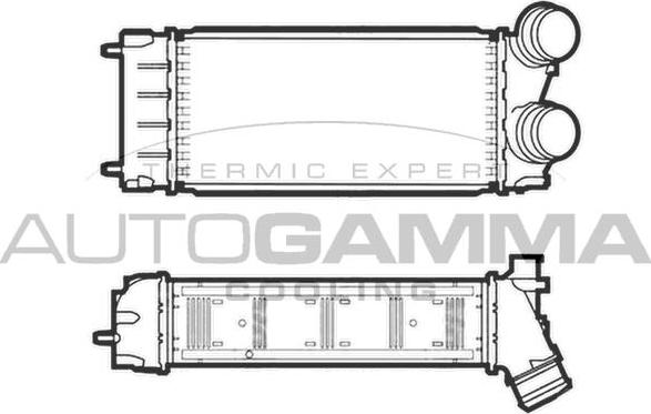 Autogamma 107467 - Интеркулер autocars.com.ua