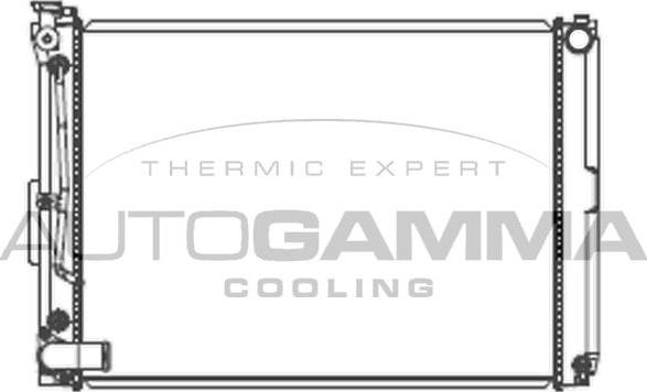 Autogamma 107526 - Радіатор, охолодження двигуна autocars.com.ua