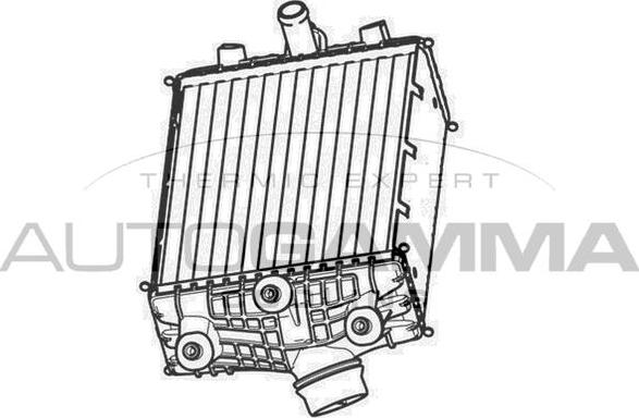 Autogamma 107551 - Интеркулер autocars.com.ua