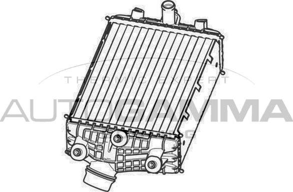 Autogamma 107552 - Интеркулер autocars.com.ua