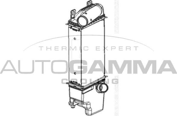 Autogamma 107574 - Интеркулер autocars.com.ua