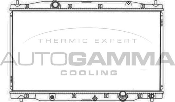 Autogamma 107578 - Радіатор, охолодження двигуна autocars.com.ua
