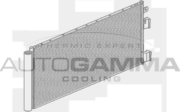 Autogamma 107592 - Конденсатор, кондиціонер autocars.com.ua