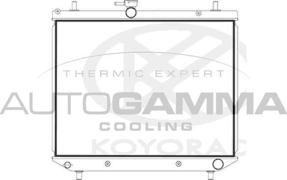 Autogamma 107748 - Радіатор, охолодження двигуна autocars.com.ua