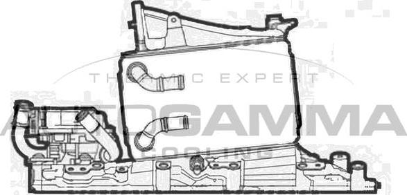 Autogamma 107914 - Интеркулер autocars.com.ua