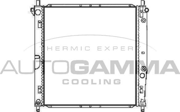 Autogamma 107951 - Радіатор, охолодження двигуна autocars.com.ua