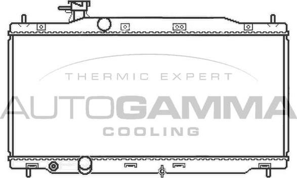 Autogamma 107953 - Радіатор, охолодження двигуна autocars.com.ua