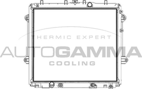 Autogamma 107959 - Радіатор, охолодження двигуна autocars.com.ua