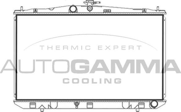 Autogamma 107963 - Радіатор, охолодження двигуна autocars.com.ua