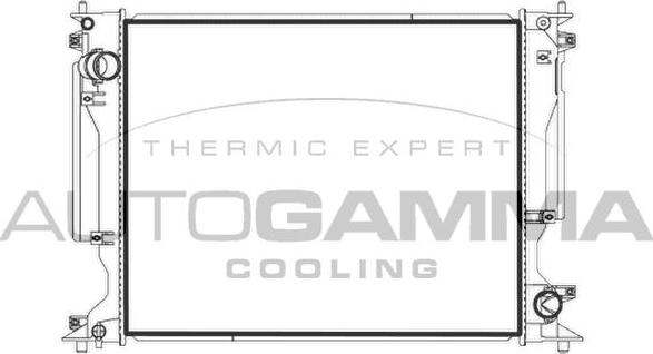 Autogamma 107970 - Радіатор, охолодження двигуна autocars.com.ua