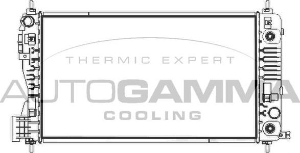 Autogamma 107979 - Радіатор, охолодження двигуна autocars.com.ua